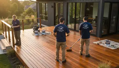 Professional deck staining and restoration by expert house painters in Boulder, CO
