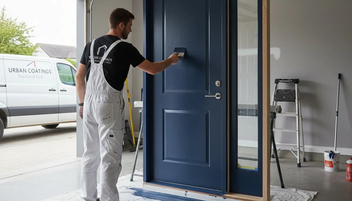 Professional door painting and refinishing by expert house painters in Boulder, CO