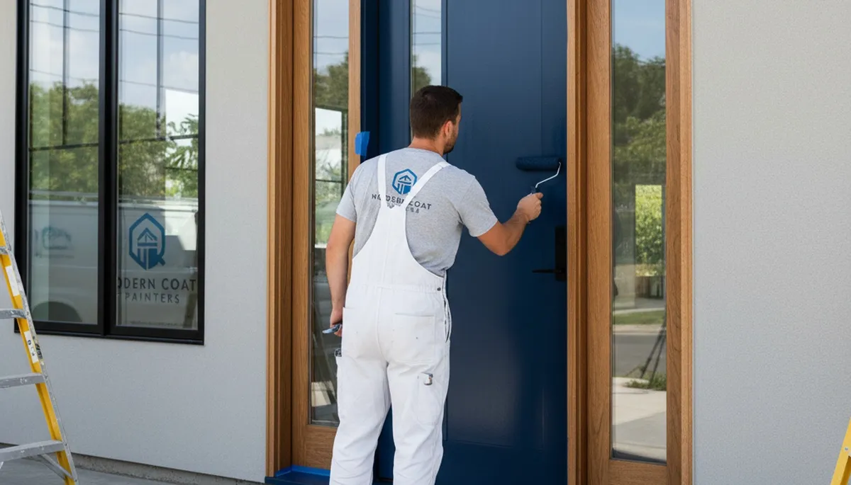 Professional door painting and refinishing in Boulder, CO for durable, sun-resistant entryway finishes
