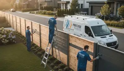 Professional fence painting in Boulder CO with durable UV-resistant outdoor finishes