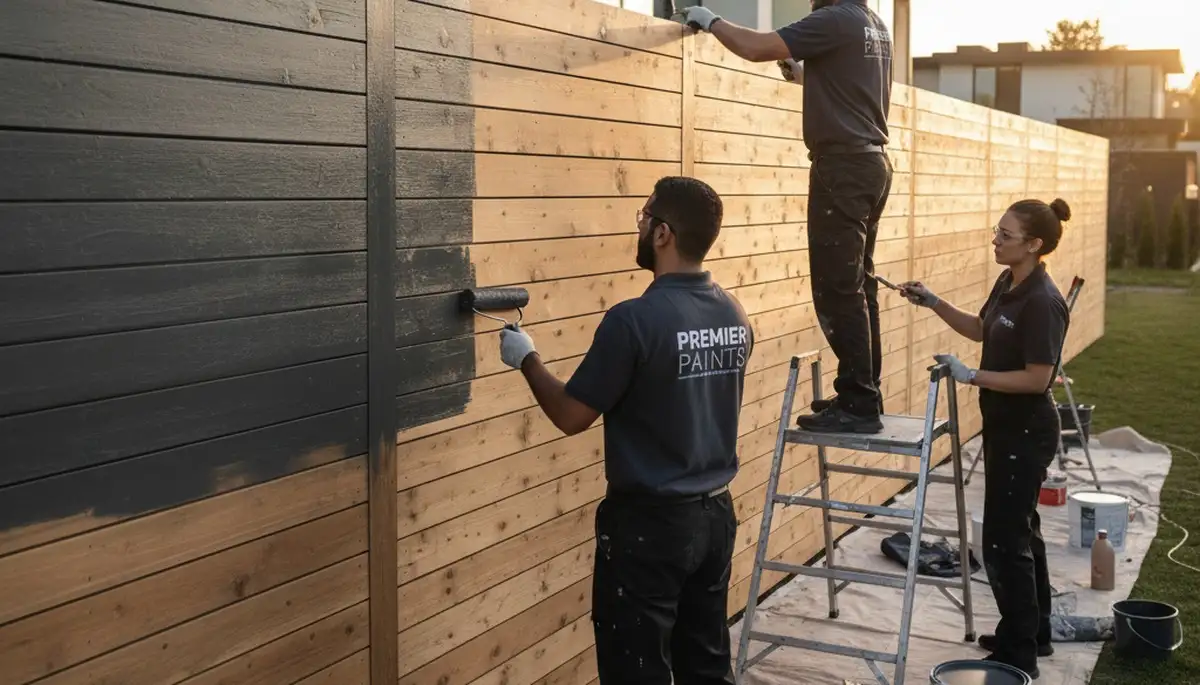 Professional fence painting in Boulder, CO with durable weather-resistant outdoor finishes