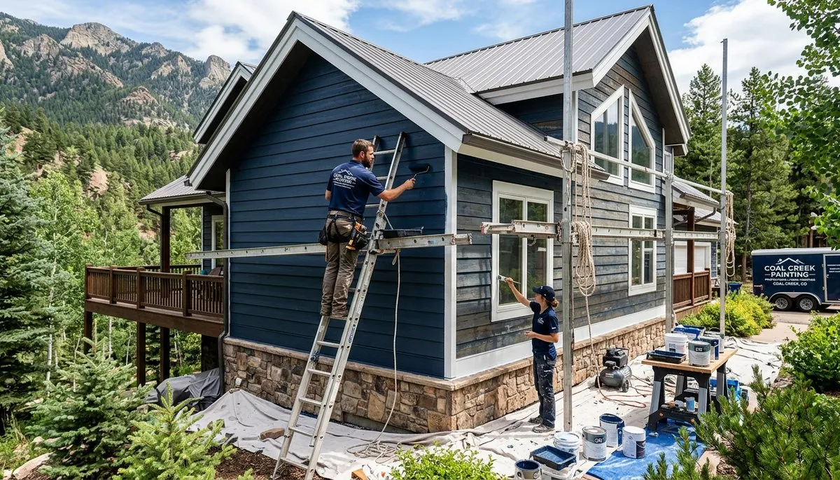 Professional house painters providing exterior painting services in Boulder, CO homes