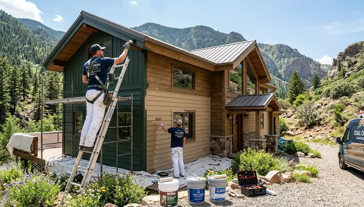 Professional house painters in Boulder CO providing exterior and interior painting services