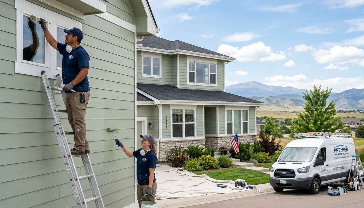 Professional house painters in Boulder CO providing expert exterior and interior painting services
