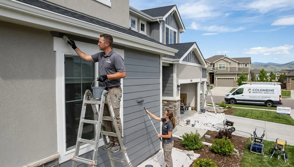 Professional house painters in Boulder CO providing exterior and interior home painting services