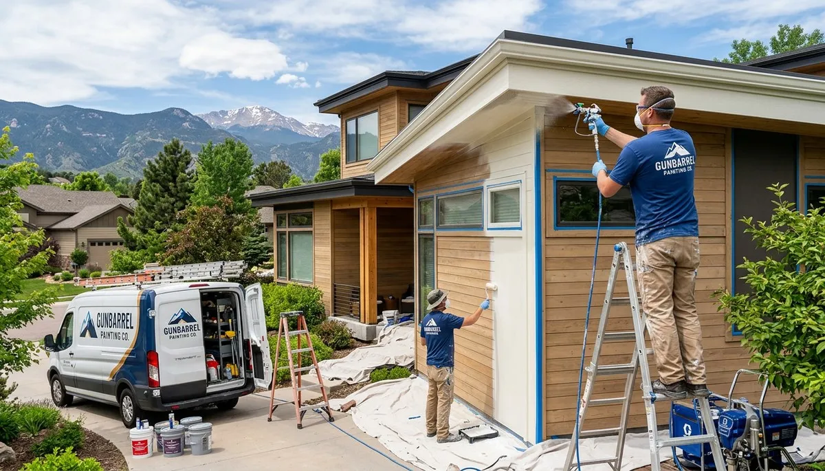 Professional house painters in Boulder CO providing expert exterior painting services