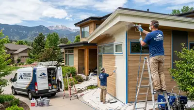 Professional house painters in Boulder CO providing expert exterior painting services