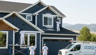 Professional house painters in Boulder CO providing residential exterior and interior painting services