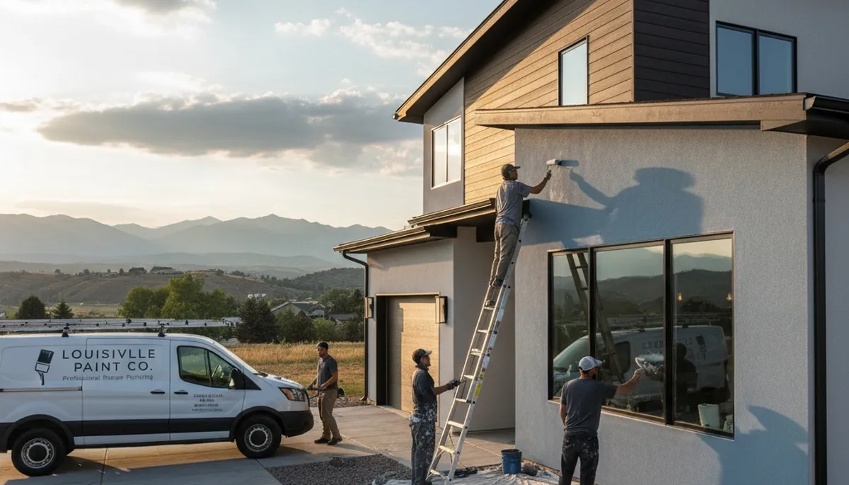 Professional house painters in Boulder CO providing exterior and interior painting services