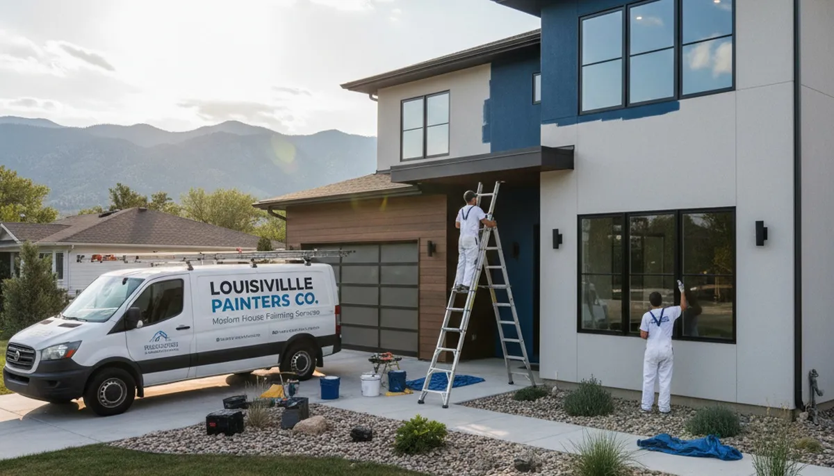 Professional house painters in Boulder CO providing expert exterior and interior painting services