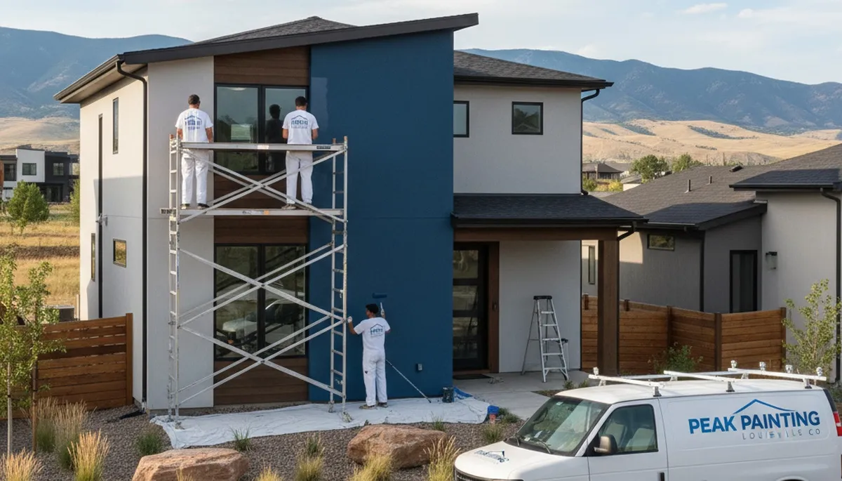 Professional house painters in Boulder CO providing expert exterior home painting services