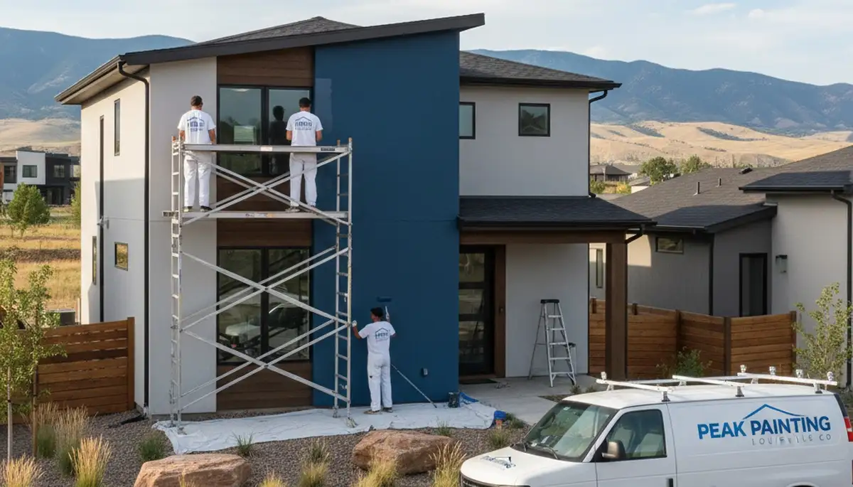Professional house painters in Boulder CO providing expert exterior home painting services