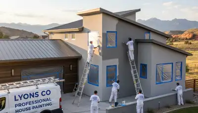 Boulder, CO house painters providing professional interior and exterior painting services for homes