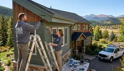 Professional house painters in Boulder CO providing expert exterior home painting services
