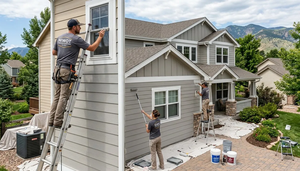 Professional house painters in Boulder CO providing expert exterior and interior painting services