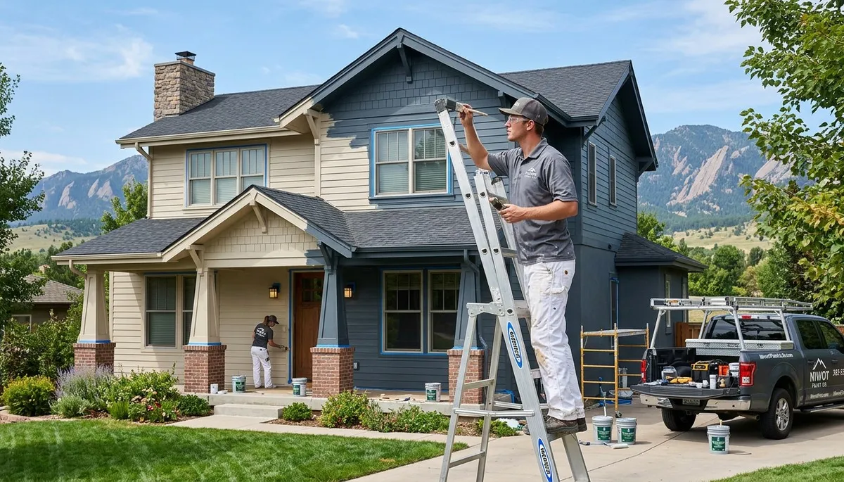 Professional house painters in Boulder CO providing exterior and interior painting services
