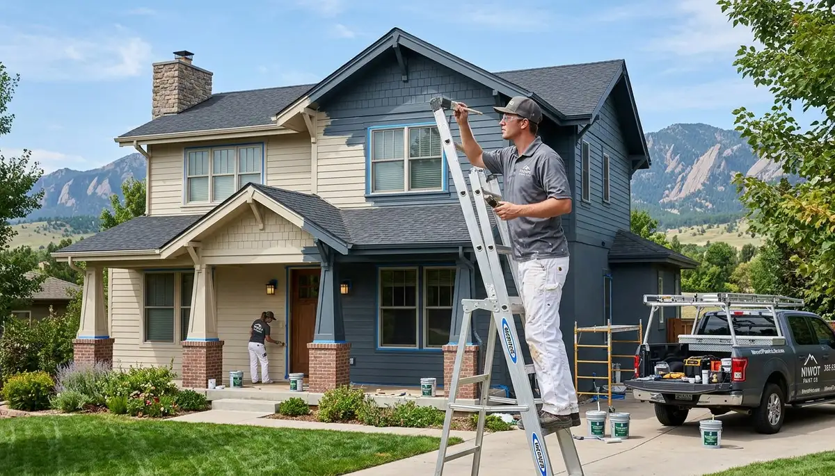 Professional house painters in Boulder CO providing exterior and interior painting services