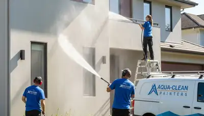 Professional pressure cleaning of Boulder, CO home exterior by expert surface restoration painters
