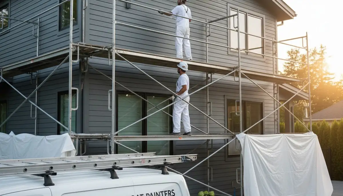 Professional siding painting on Boulder, CO home exterior for durable, weather-resistant finish