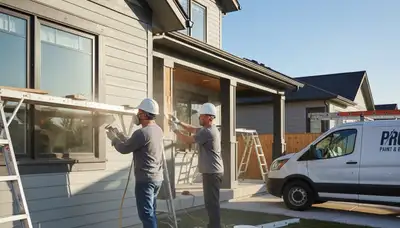 Professional wood rot repair on home exterior by expert painters in Boulder, CO